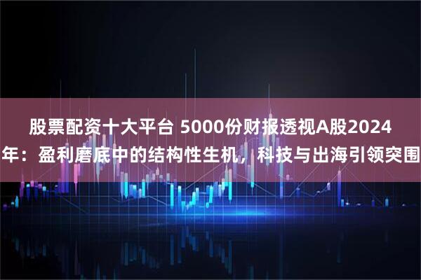 股票配资十大平台 5000份财报透视A股2024年：盈利磨底中的结构性生机，科技与出海引领突围