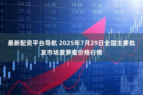 最新配资平台导航 2025年7月29日全国主要批发市场菠萝蜜价格行情